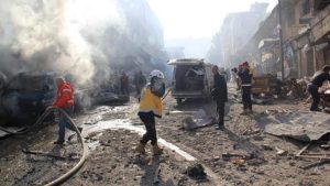 İdlib'de hastaneler bile bombalandı